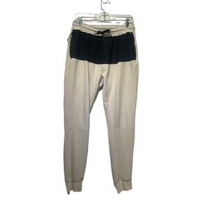 bascom projects basketball beige black Nylon Detail sweatpants Size L